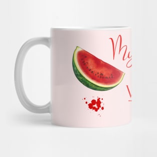 Sweet Valentine with Watermelon Mug